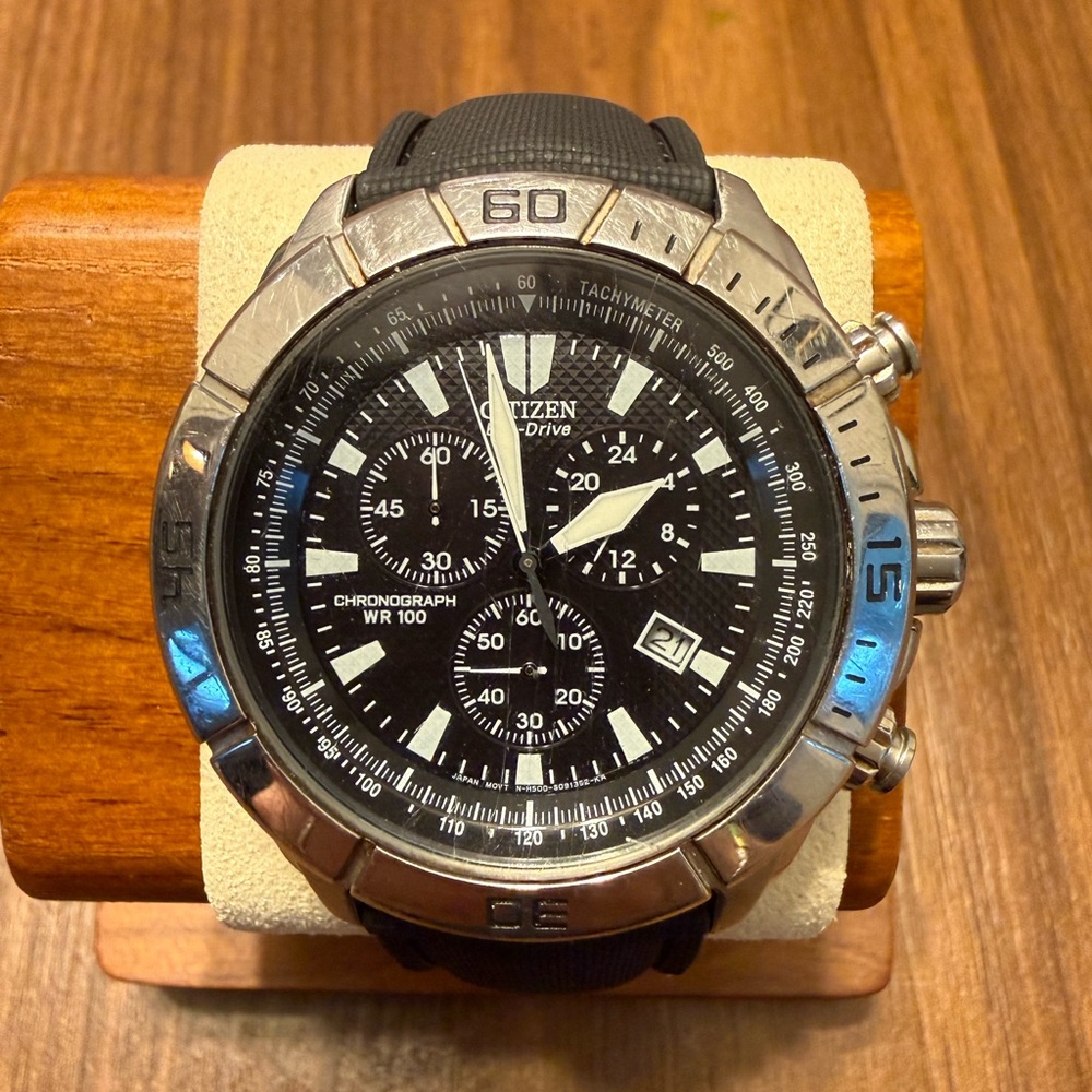 Citizen Men's Black Chronograph Watch